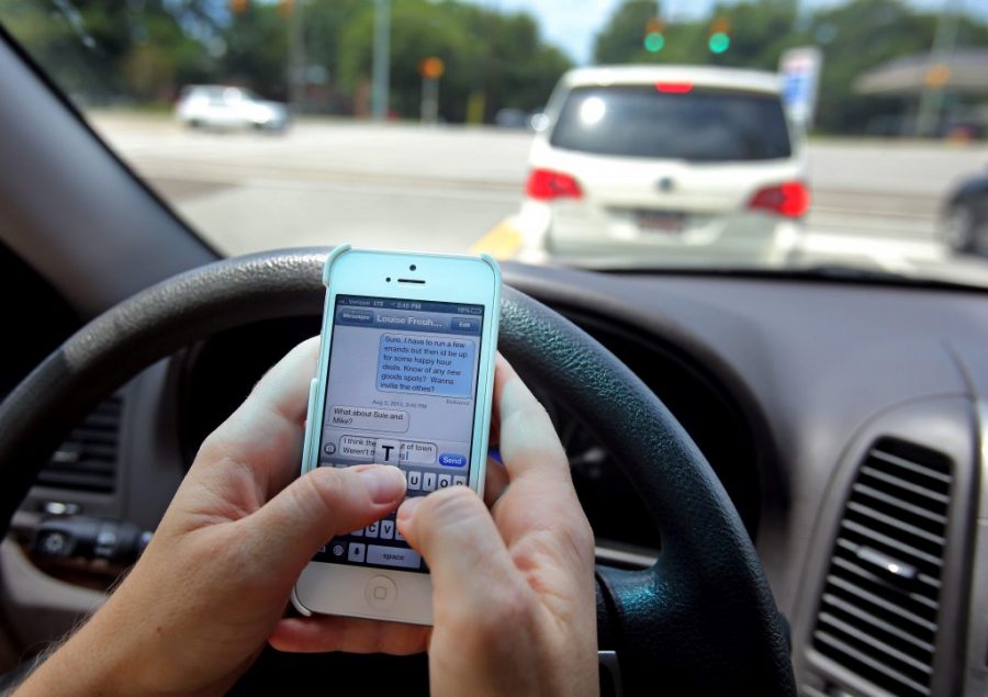 We all know that texting and driving is bad, but why do we keep doing it? 80 percent of students from high school through college text and drive. Photo credit: https://www.honkforhelp.com/explore/2016/talk-kid-texting-driving/ 